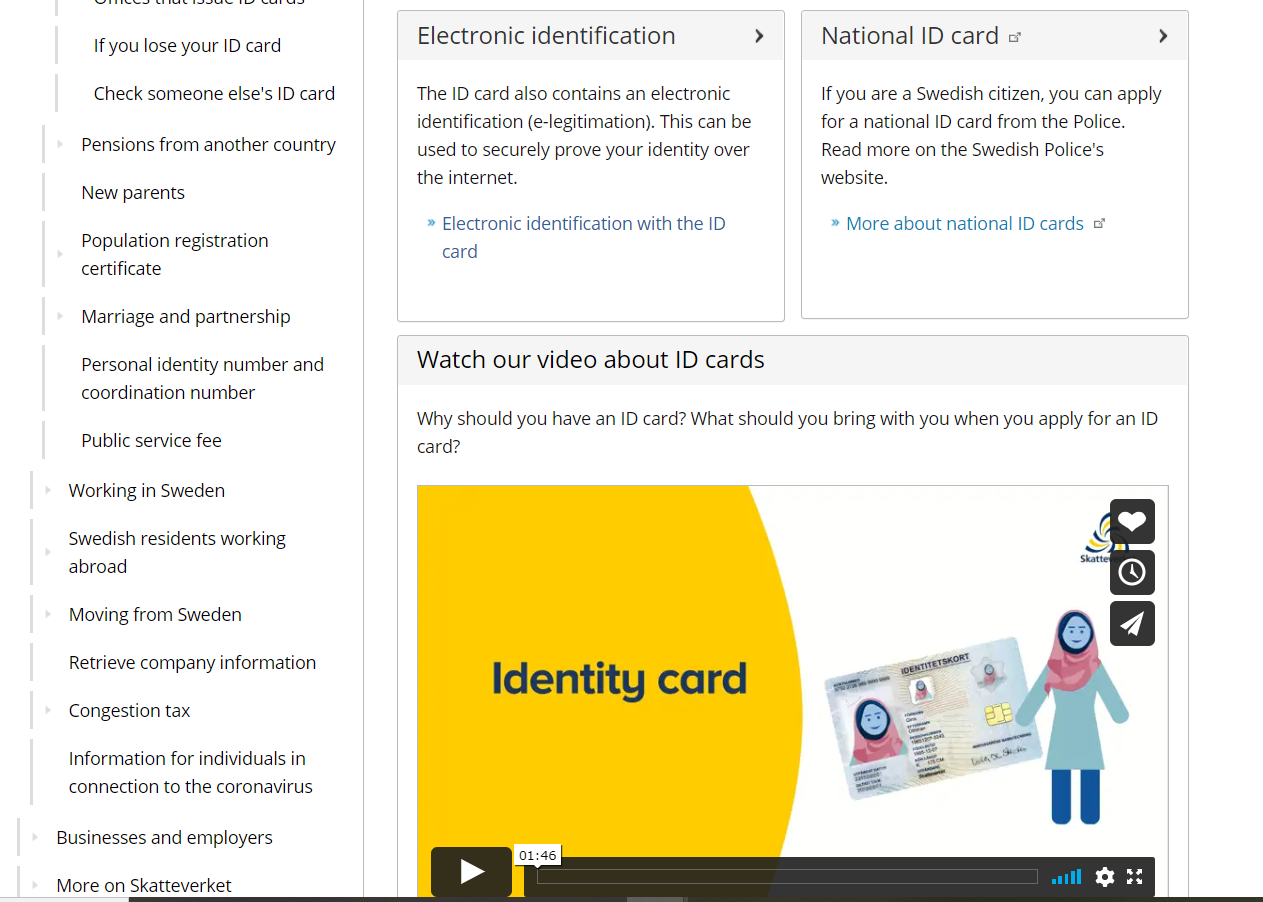 How to Apply for Swedish ID card ⋆ websynne